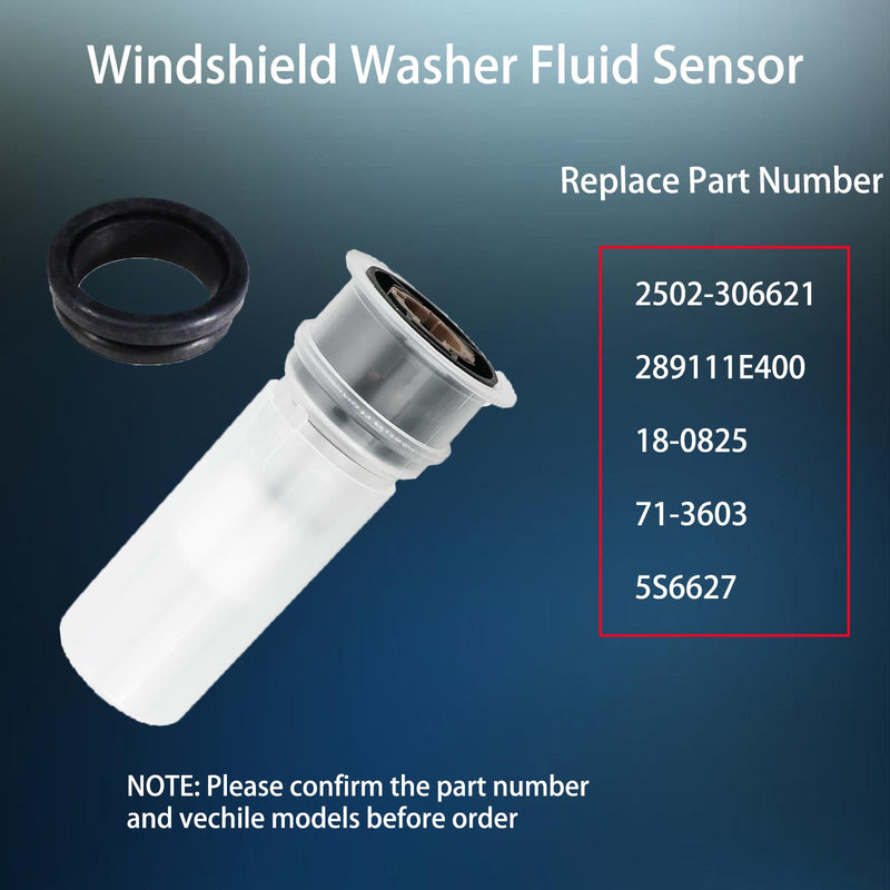 Windshield Washer Fluid Sensor Compatible with Nissan Infiniti Altima Armada 350Z 370Z GT-R Frontier Maxima Murano Quest Sentra Xterra Replace# 289111E400