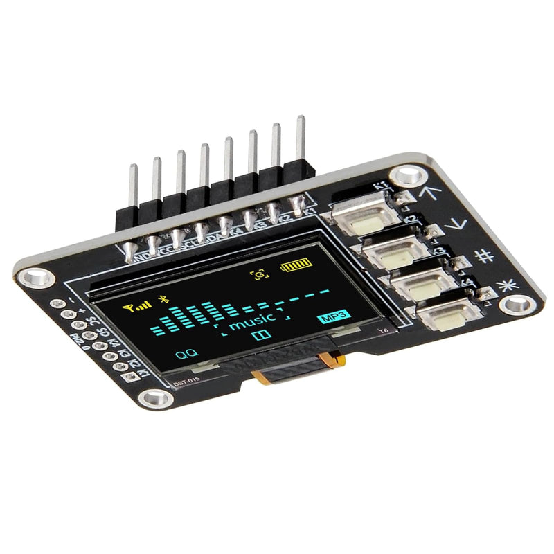 2PCS 0.96" OLED I2C OLED Display Module, Self-Luminous SSD1306 Screen Board | 180° Wide Viewing, Ultra-Low Power, Mini Screens Compatible with Arduino Raspberry Pi Yellow Blue