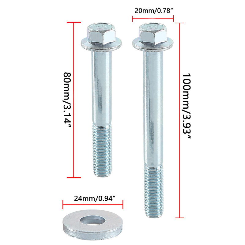 12pc Engine Stand Bolt Kit Stand Bolt Flange Compatible with LSX LS LS1 4.8L 5.3L 6.0L 6.2L LR4 LQ4 LS6 LQ9 L33 LS2 LH6 L92 L76 LY2 LY5 LY6 LC9 LFA LH8 LMG