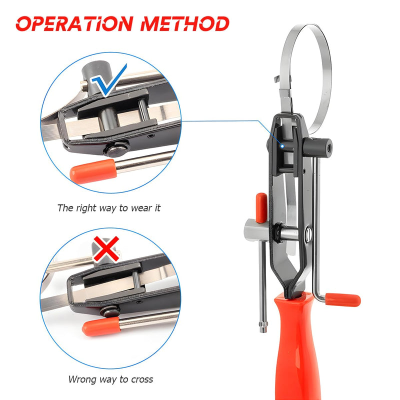 BELOMI Joint CV Boot Clamp Pliers, Ear Clamp Banding Tool Kit, Automotive Hose Axle Pliers, Heavy Duty Universal Vacuum Hoses Clamping, Auto Repair Tools for Car ATV UTV