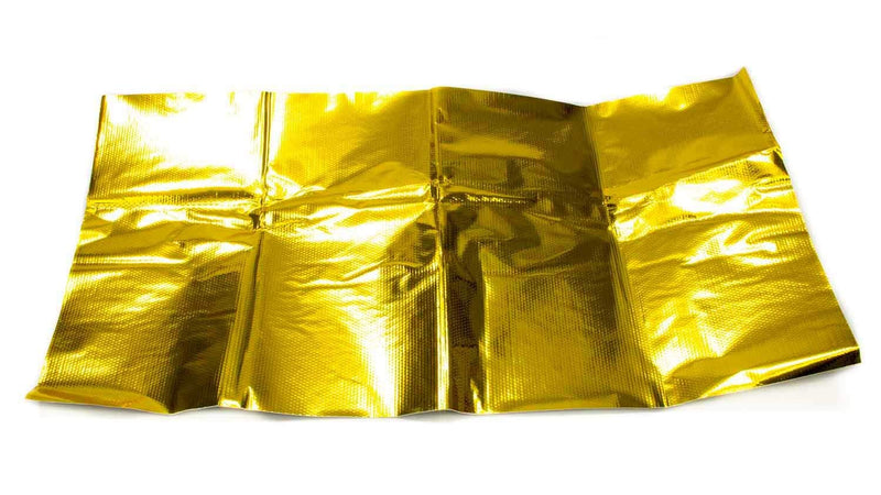 Design Engineering 010392 Reflect-A-GOLD High-Temperature Heat Reflective Adhesive Backed Sheet, 12" x 24" Sheet
