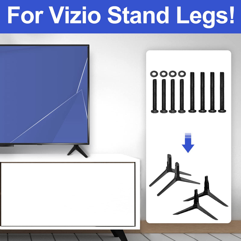 Vizio TV Stand Screws Kit - Universal Mount Screws for Vizio 32' 40' 43' 50' TV Legs D50X-G9 V505-H9 M506X-H9 V505-H19 V505-G9 D43FX-F4 D32H-C1 D32HN-E4 D43N-E4 D40N-E3