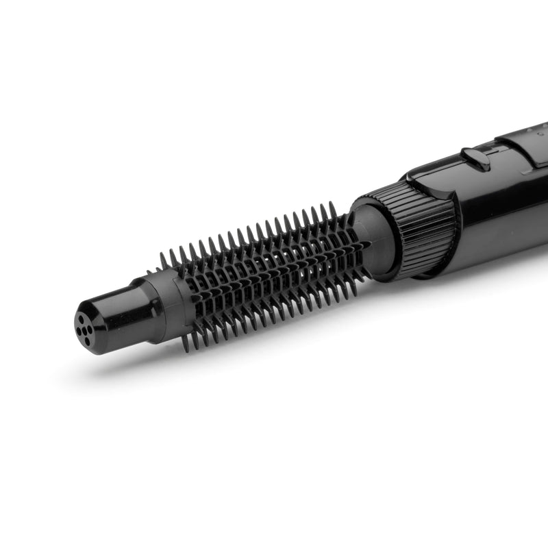 TRESemme Full Finish Air Styler - 300W Hair Dryer Brush With 3 Interchangeable Brush Heads, Curl Release Button, 3 Heat Settings, Cool Shot, Swivel Cord, Black, 5265TU