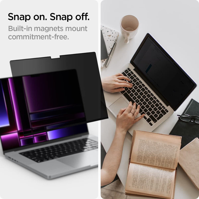 Spigen SafeView Privacy Filter Screen Protector for MacBook Pro 16 inch (M4 / M3 / M2 / M1 series) MacBook Pro 16"