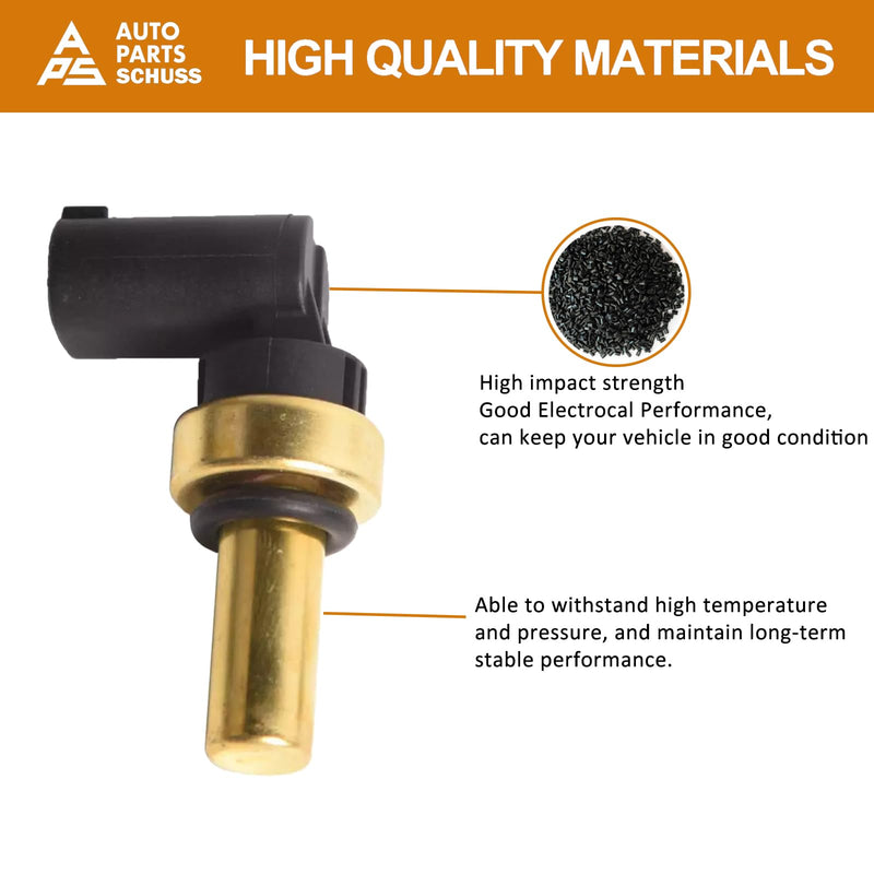 Engine Coolant Temperature Sensor Compatible with Cruze ELR Encore Malibu Trax Volt Sonic Astra ATS 08 09 11 12 13 14 15 16 17 18 19 L4 V6 1.4L 1.6L 1.8L 2.0L 2.4L Replaces 213-4688 55591401 SU13821