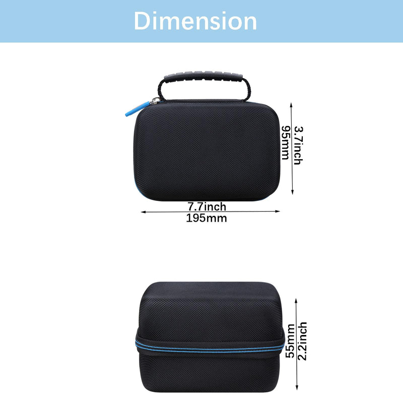 Hard EVA Carry Case Compatible with TP-Link Roam 7 BE3600 Wi-Fi 7 Portable Travel Router, Portable Protective Travel Router Storage Box (Case Only)