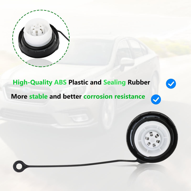 Gas Cap, Fuel Tank Cap Fit for Subaru, 2010-2024 Outback Impreza Legacy, 14-23 Forester, 13-23 Brz, 13-24 Crosstrek, 15-23 WRX, 19-23 Ascent gas caps, Replace 42031AJ000 42031FJ000 42031FJ001