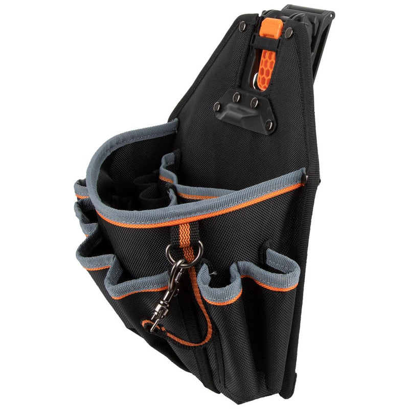 Klein Tools MODbox Tool Pouch, Electrician Bag, Quickly Attach and Release from Tool Belts and MODBox Rail System 18-Pockets 18-Pocket Pouch