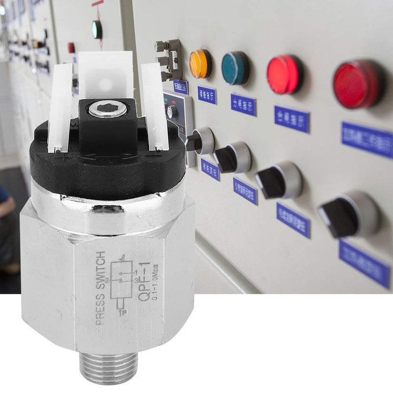 Pneumatic Adjustable Diaphragm Pressure Switch /8in NC/NO 0.1-1.0Mpa Switch Normally Open and Close Integrated