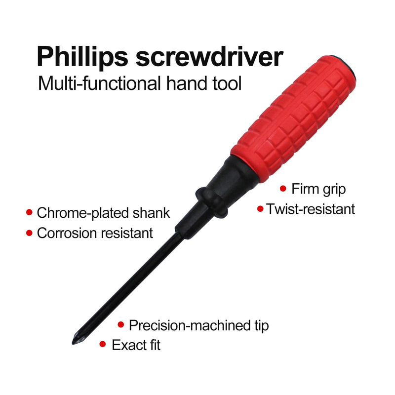 UNI-T UNI T UT210e Mini Digital Clamp Meter & Phillips Screwdriver, HVAC Tool AC DC Amp Clamp Meter Multimeter Tester Voltmeter Continuity Tester Capacitor Ohmmeter & Cross Screwdriver