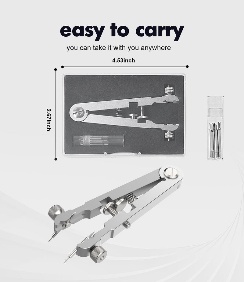 Freejoy Watch Spring Bar Plier Tool Kit, 6825 Spring Bar Tweezer Tool with Durable 8 Alloy Steel Pins for Watch Wrist Bands Strap Removal Repair Set Blue