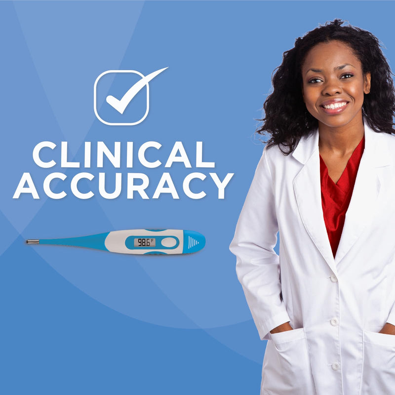 Veridian Oral & Rectal Digital Thermometer Stick Digital Display 08-355 1 Each