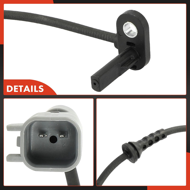 A-Premium ABS Wheel Speed Sensor Compatible with Buick, Chevrolet Models - Encore, Trax, 2013-2022 - Front Driver and Passenger Side, 2-PC Set, Replace# 5490814, 1249066 Pack of 2