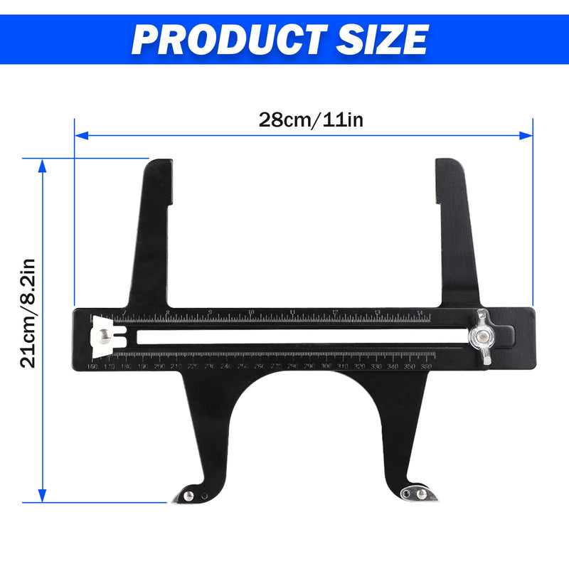 Brake Measuring Tool/Brake Resetting Gauge - Brake Reset Instrument Tool for Rear Drum Brake Lining, Parking, Rotor Reset, Measurement and Adjustment