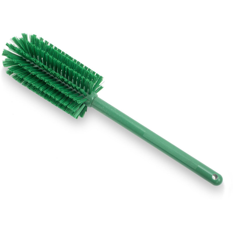 SPARTA Large Water Bottle Brush Ideal for Wide-Mouth Jars, Bottles and Tumblers, Dishwashing Tool with Handle for Home and Commercial Kitchens, Plastic, 16 Inches, Green 1