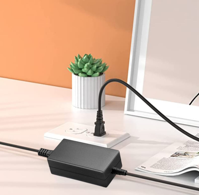 12V AC/DC Adapter Compatible with Seagate SRD0PV1 Backup Plus Hub 8TB USB 3 External Hard Disk Drive HDD P/N : 1XAAP3-500 ADS-40J-12 ADS40J12 12VDC +12V Power Supply Cord Battery Charger