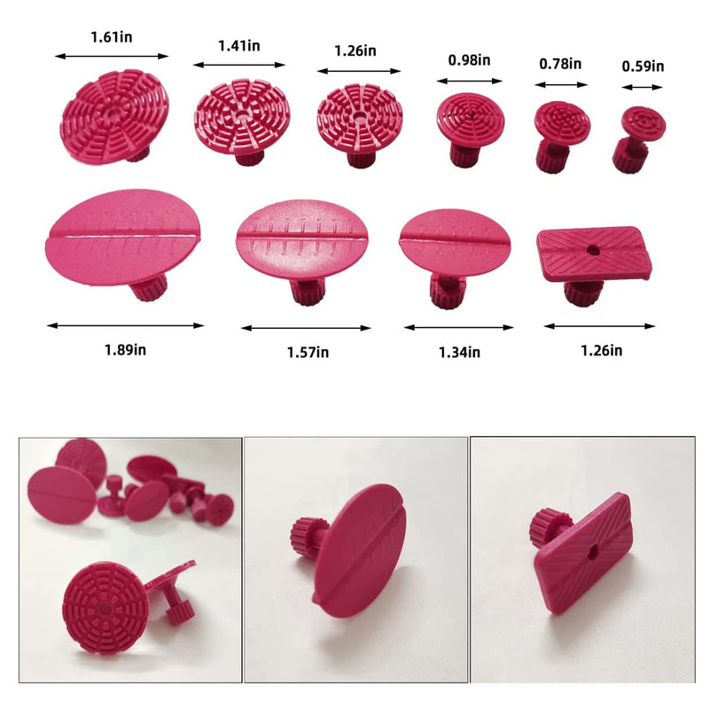 Dent Puller Tabs,120pcs Car Body Dent Removal Pulling Tabs,Paintless Repair Tool,Glue Tabs for Automobile Dent Repair Hail Damage Removal Tools