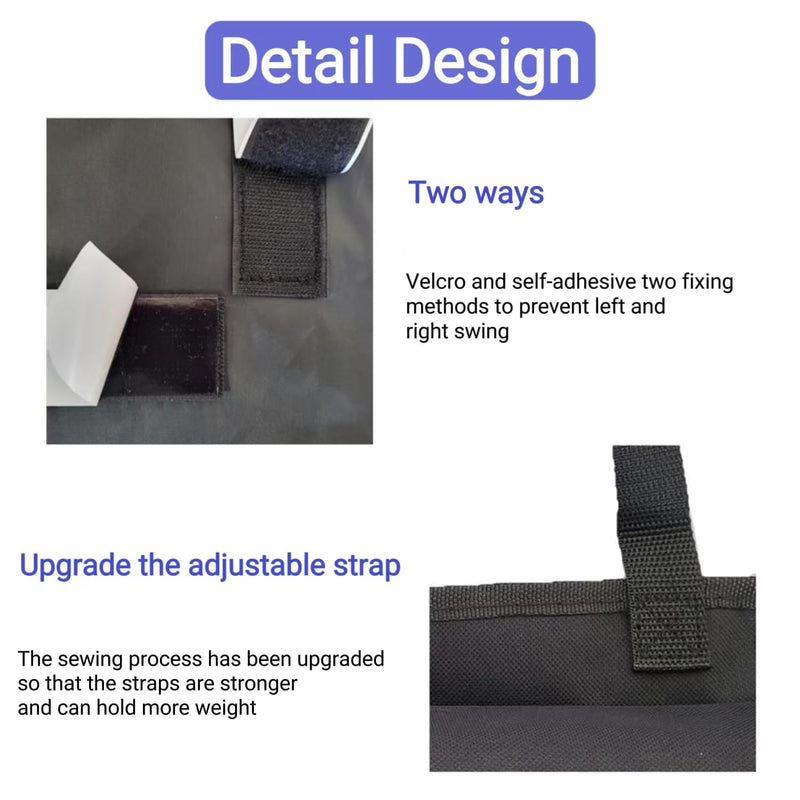Car Trunk Organizer, Backseat Hanging Organizer with 5 Pockets, Waterproof Collapsible Cargo Storage Bag, Car Interior Accessories Car Seat Organizer for SUV, Truck, MPV Car Trunk Organizer 5Bag