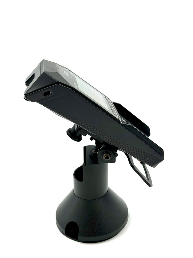 DCCStands Ingenico Lane/3000/5000/7000/8000 Low Profile Swivel and Tilt Stand, Screw-in and Adhesive