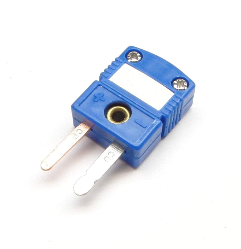 T-Type Thermocouple Type-T, PFA-Insulated Probe, Mini Connector, Exposed Sensor, 10ft, 24 Gauge