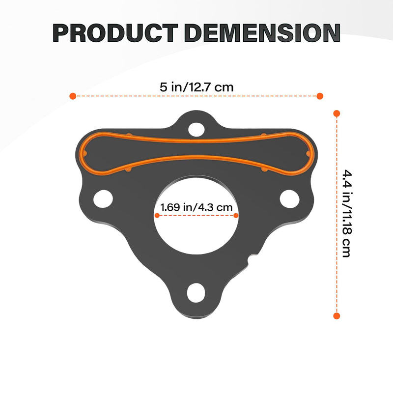 Camshaft Retainer Plate Gasket Steal and Bolt kit Compatible with LS Series All GM LS LT Gen III IV V Engines for LS1 LS2 LS3 4.8 5.3L 6.0L 6.2L Replaces# ARP 134-1003 12589016