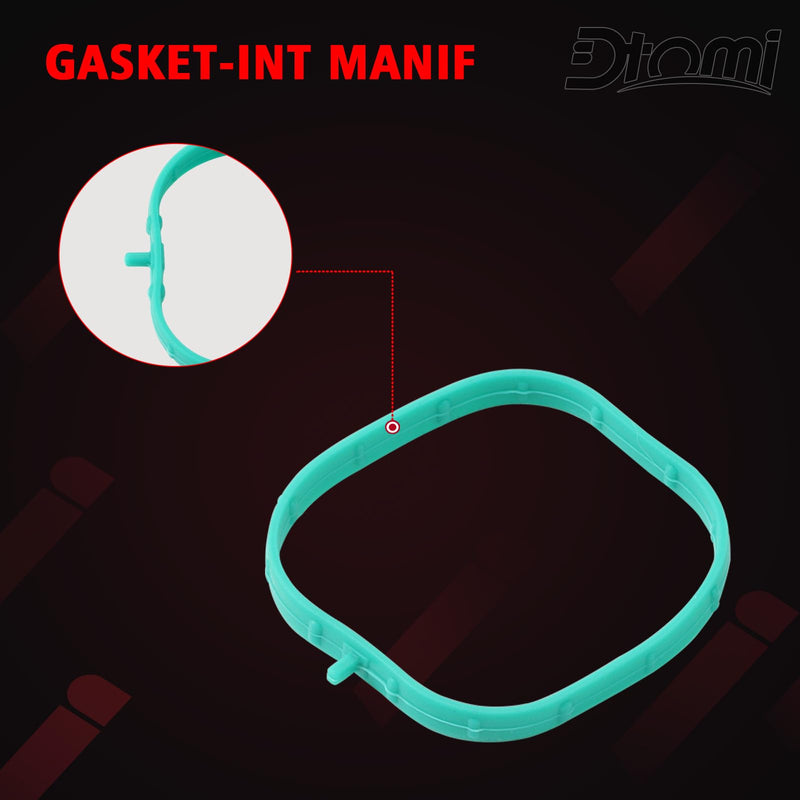 Engine Intake Manifold Gasket Runner Seals Compatible with Chevy GMC Cadillac Vehicles for 2014-Newer LT Based Engines 5.3L 6.2L LT1 LT2 L83 L86 L84 L87 L82 L8B Replace# 12626354 (8pcs)