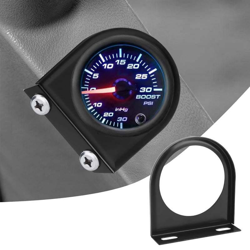 2-Inch Single Hole Gauge Mounting Panel,Durable Metal Gauges Pillar Mount Pod Holder with ID 2 Inches/52mm,Universal Gauge Bracket Holder for Auto,Truck Accessories