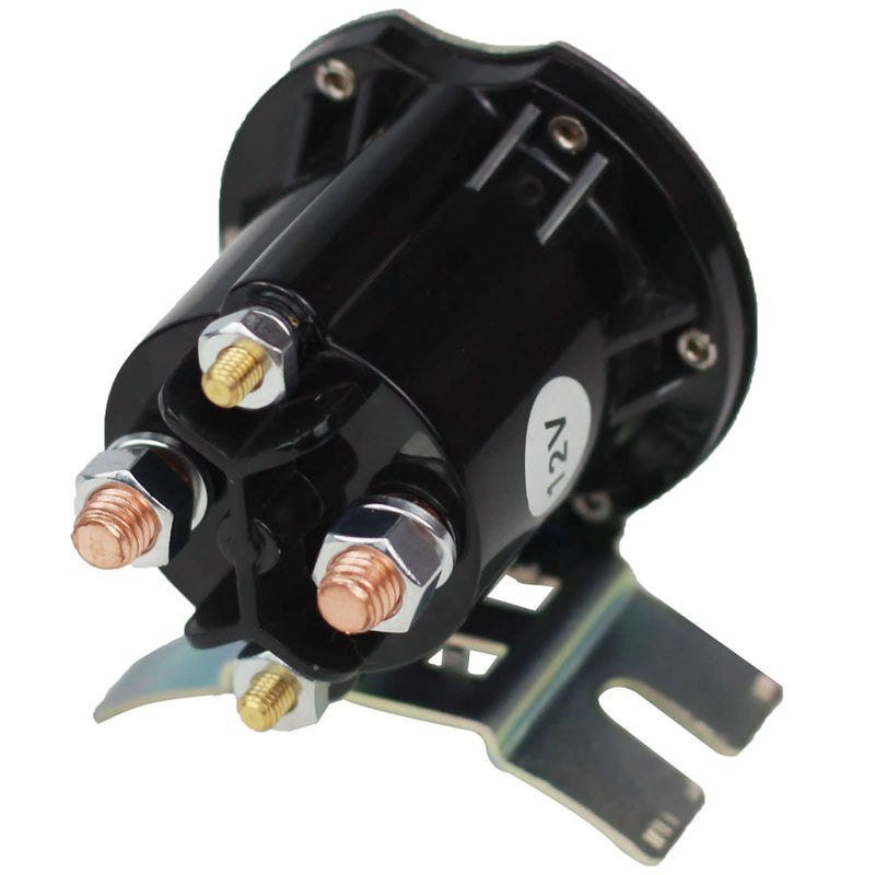 Starter Solenoid Switch Relay 4 Terminal Current 150A Max 800A Replacement for Trom-Betta 684-1251-212 684-1261-212 PowerSeal DC Contactor w/L-Bracket