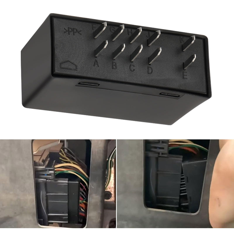 Flasher Relay for Led Warning and Turn Signal Fix Hyper Flash Module Blinker Relay for Chevy Silverado Avalanche GMC Sierra Yukon Trucks 2003-2006, LM487 10383321 15231201