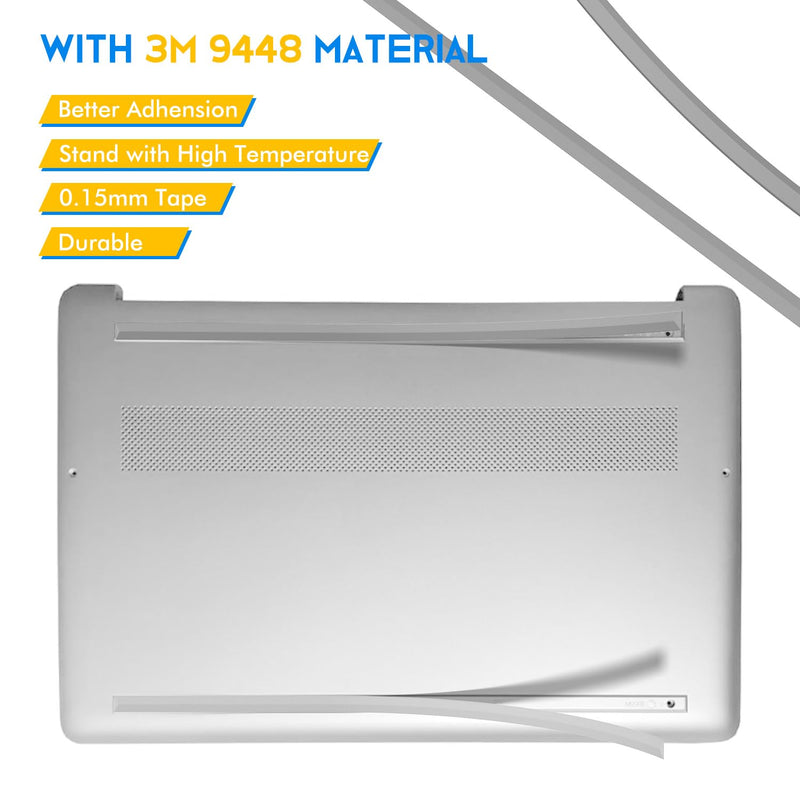 2PC Replacement Laptop Rubber Feet Strips for HP 15-DY 15T-DY 15-EF 15-ER 15-FR 15S-FQ TPN-Q222 Q230 Series Laptop, New Replacement HP Rubber Feet Strips