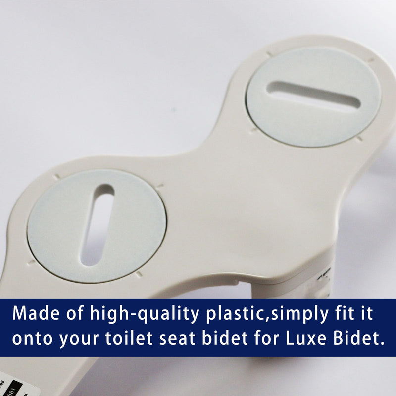 PIAOLGYI Attachments for Luxe Bidet Neo Series,Mount Plate Compatible with Luxe Bidet Neo 185&120(White)