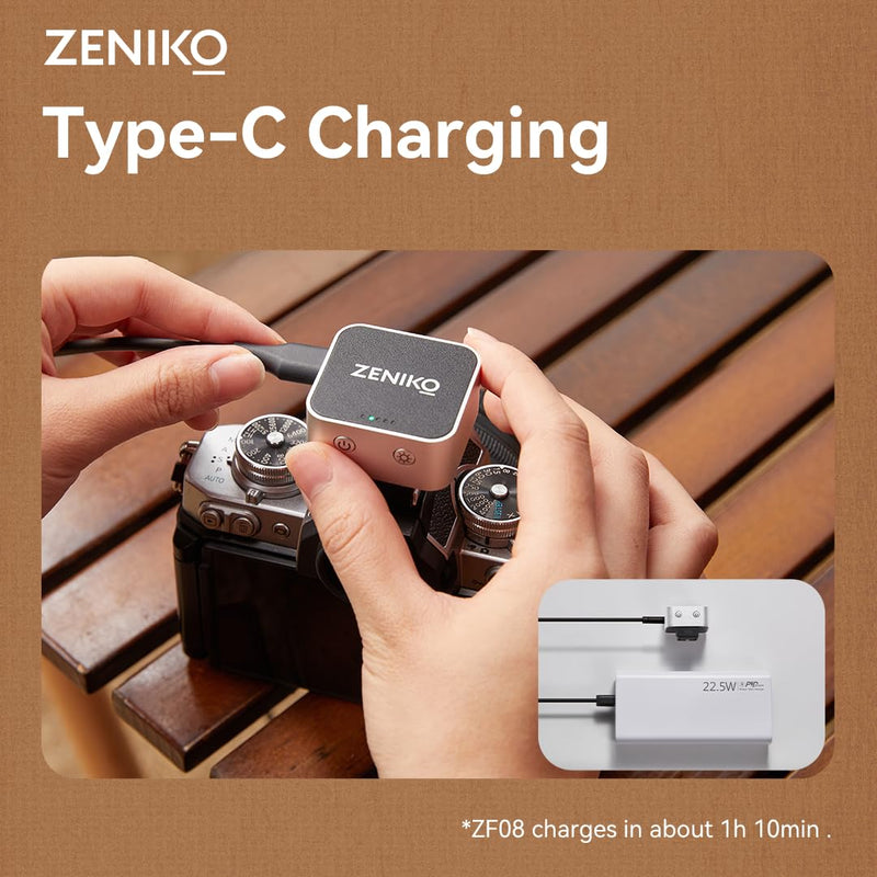 Zeniko ZF08 Flash for Camera w/Flash Height Booster, GN16, CCT 6500k ±200k, Universal Hot Shoe Mount, 3s Fast Recycling, Full Power Camera Flashes for Sony/Canon/Nikon/Panasonic/Olympus (Black) ZF08 Black