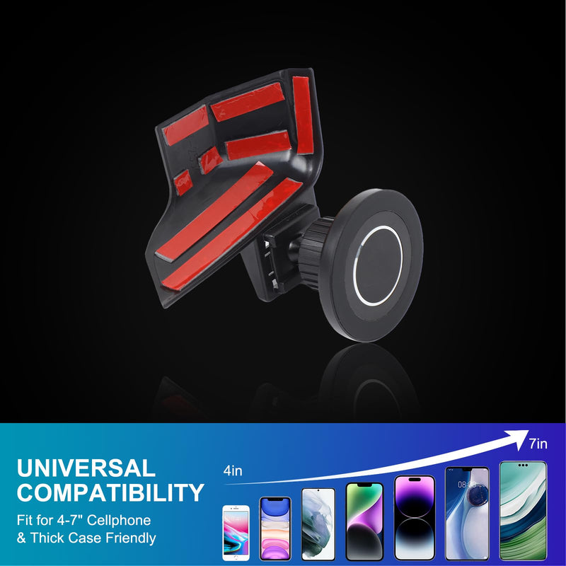 Car Phone Holder Compatible with Chevrolet Corvette C8 2020-2025 Stingray Center Console Dashboard Phone Mount Magnetic Phone Mount Dash Clip Accessories