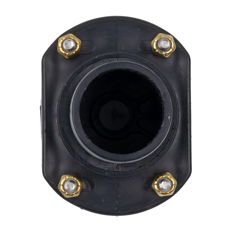 T. H. Marine T-H Marine Double Barb Inline Scupper Check Valve - Fits 1-1/2" Hose, Black