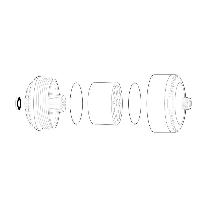 Sprite Showers Slim-Line 2 Universal Shower Filter, Chrome Modern