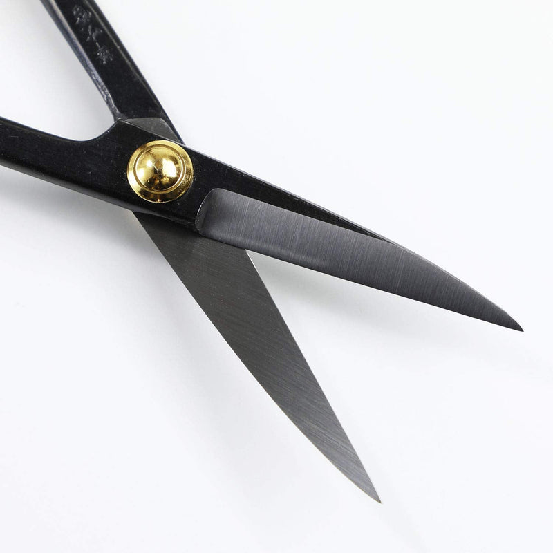 Wazakura Twig Bonsai Scissors Made in Japan 8-1/4inch(210mm), Japanese Bonsai Garden Tools, Hasami Pruning Shears - Long Handle Black 210.0 Millimeters Twig Long Handle Black