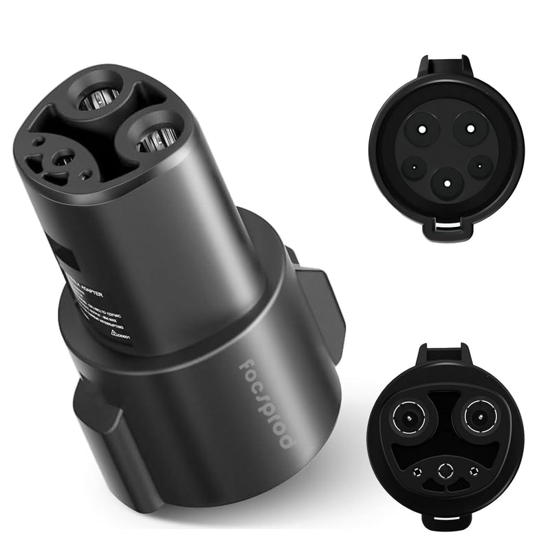J1772 to Tesla Charger Adapter, Max 80A 250V Fast Charging for Tesla Model 3/Y/X/S/Cybertruck Connecting Charging Adapter, Compatible with SAE J1772 EV Adapter Only for Tesla 80A J1772 to Tesla Charger Adapter