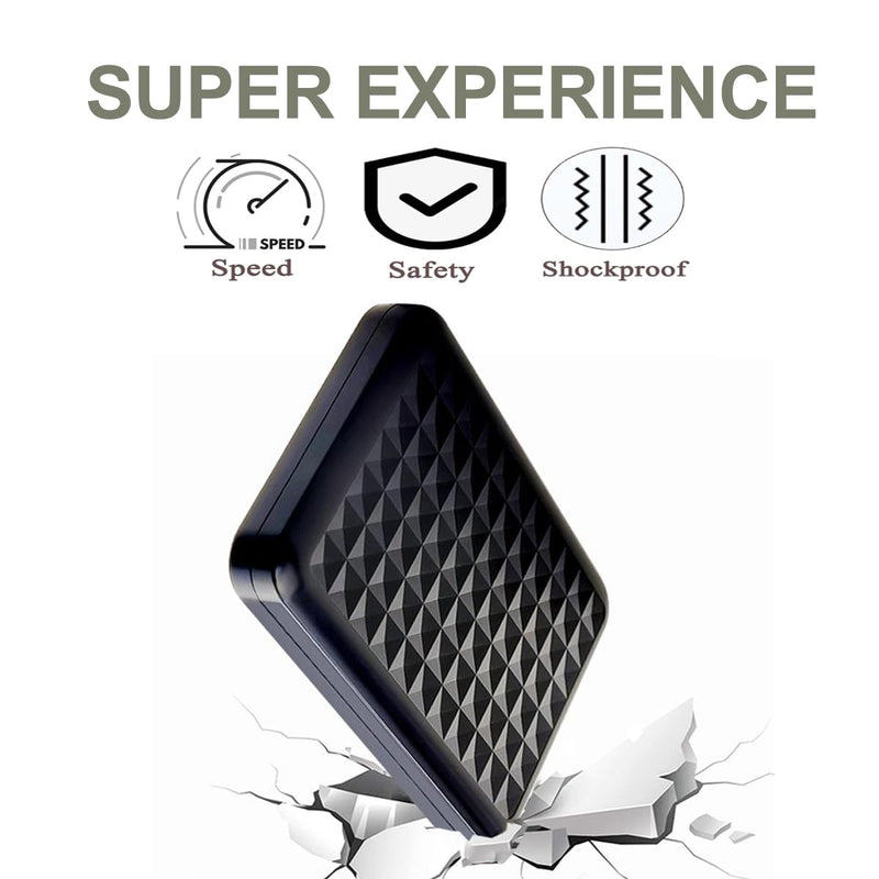 1TB Ultra Slim Portable External Hard Drive 2.5'' USB 3.0 HDD Storage for PC, Mac, Laptop, PS4, PS5, Xbox one 1TB