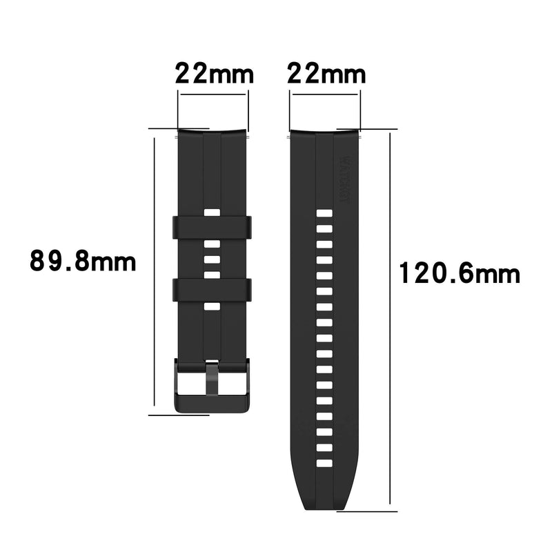 FitTurn Band Compatible with Wahoo ELEMNT Rival Replacement Straps Silicone Bands Bracelet Watch band Accessory Band for Wahoo ELEMNT Rival Running/Multisport GPS Smartwatch SevenColors-A