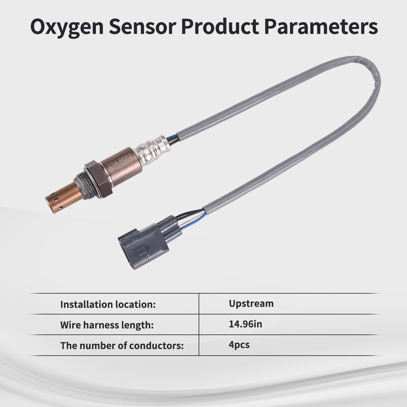O2 Oxygen Sensor Upstream Fits for Toyota 4Runner Corolla FJ Cruiser Highlander Matrix Sequoia Land Matrix, for Lexus GS300 GS350 GS430 GS460 IS250 LS460 LS600H Replace 234-9052