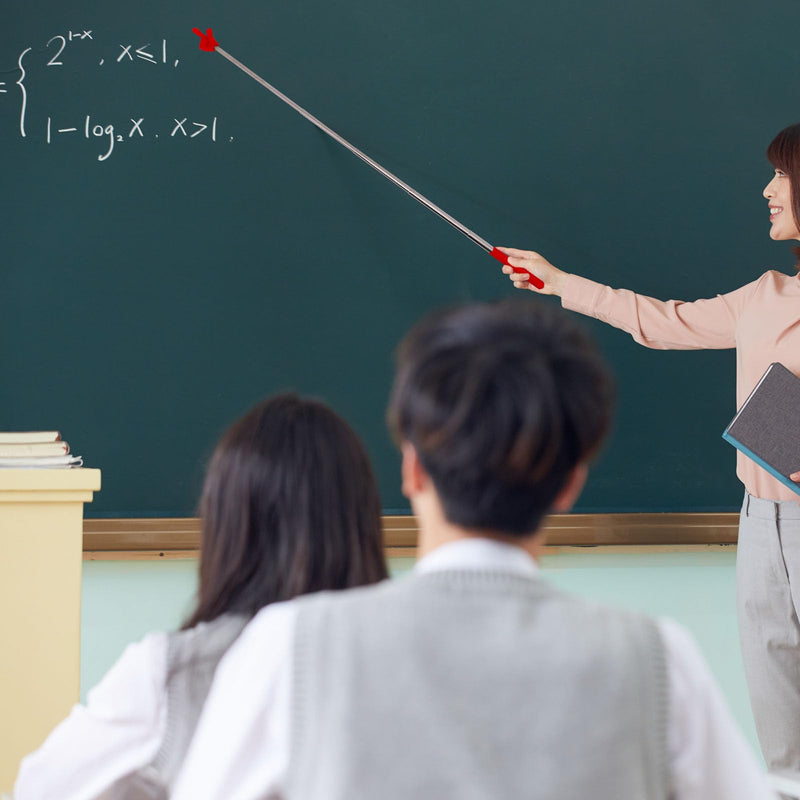 6Pcs Pointer Finger Stick, Telescopic Finger Pointer Stick Retractable, Teacher Hand Pointing Extendable, for School Supplies Classroom Studen Reading 6 Colors