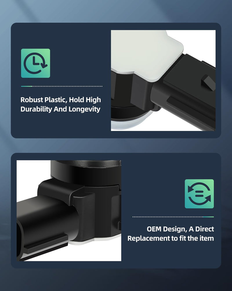 SCITOO 4pcs Reverse Backup Parking Assist Sensors fit for Chevy, for Cadillac, for GMC, for Buick Vehicles - Silverado, Suburban, Tahoe, Yukon XL, Sierra, Escalade, ESV 4.3L 5.3L 6.0L - OE# 52050134