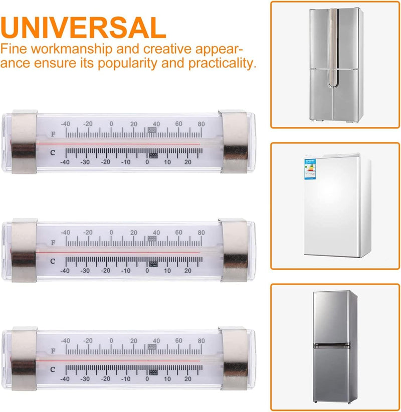 12 Pack Fridge Refrigerator Freezer Thermometer