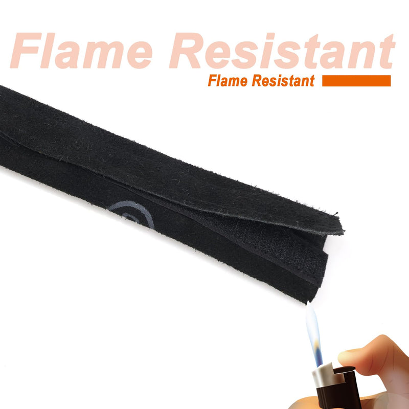 TIG Welding Torch Cable Cover Flame-Resistant Leather Black Cover 275"x 4" (23 Feet Length) 23 Feet(7 Meters) 1 Pack