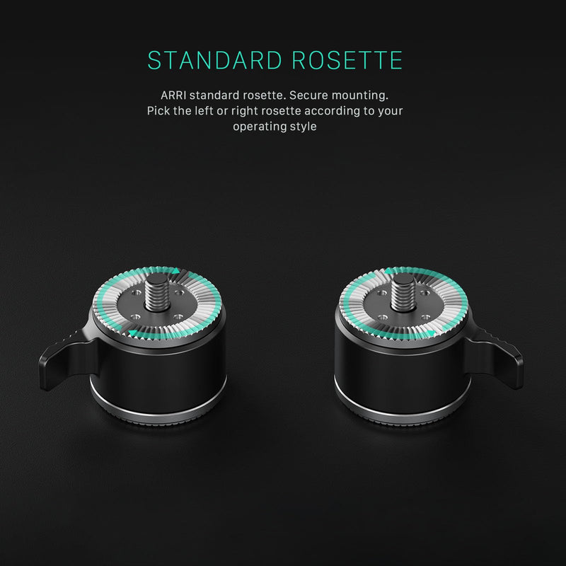 Quick Adjust Rosette Adapter - Black | Secure Connection | Compatible | Enhanced Comfort | Durable & Lightweight (Pair) Pair
