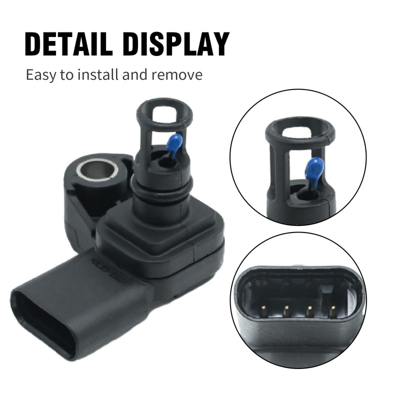 12681993 Intake Air Pressure and Temperature Sensor, Replacement for Chevy Equinox 2018-2020, Replacement for GMC Sierra 2500HD 2017-2022