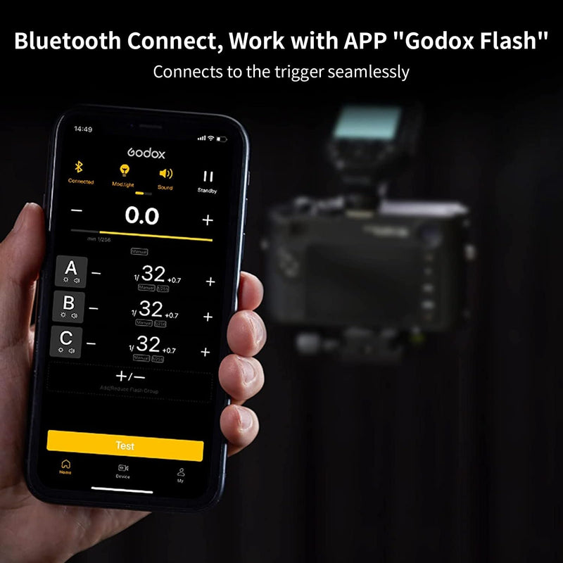 Godox XProII XProII-S Wireless Flash Trigger for Sony Camera, 2.4G Wireless Flash Transmitter HSS 1/8000S, Bluetooth Connection, TCM Transform Function, Large LCD Display (Xpro-S Upgrade)
