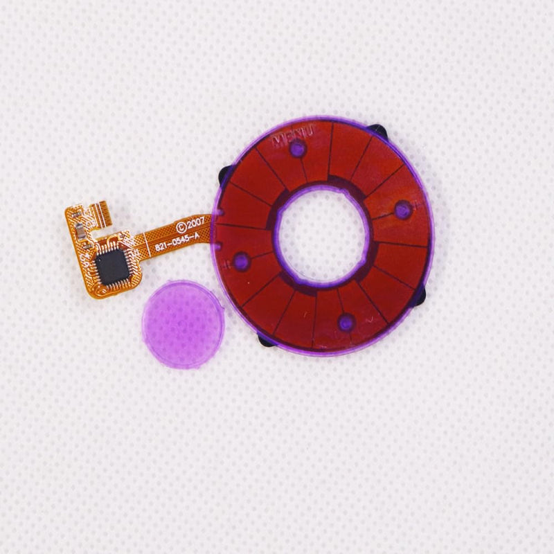Clear Purple faceplate with clickwheel and Button for iPod Classic 6th 7th for Classic 80GB 120GB 160GB