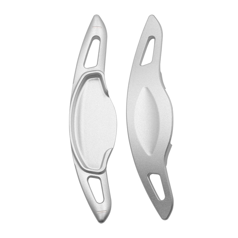 Aluminum Alloy Steering Wheel Shift Paddle Extension Cover is Suitable for Honda 2022-2025, Compatible with Acura Integra 2023-2025(Silver) silver