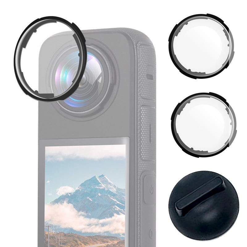 X4 Lens Guards Compatible with Insta360 X4 Premium Lens Protector Glass Protective Cover Lens Guards X4 Accessory